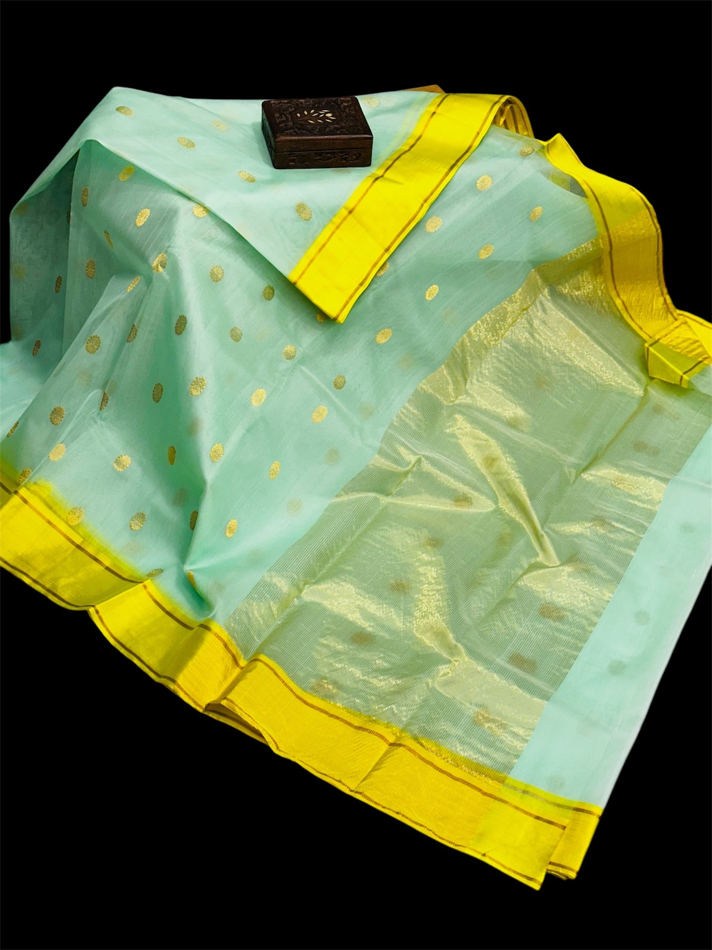 Chanderi handwoven silk saree