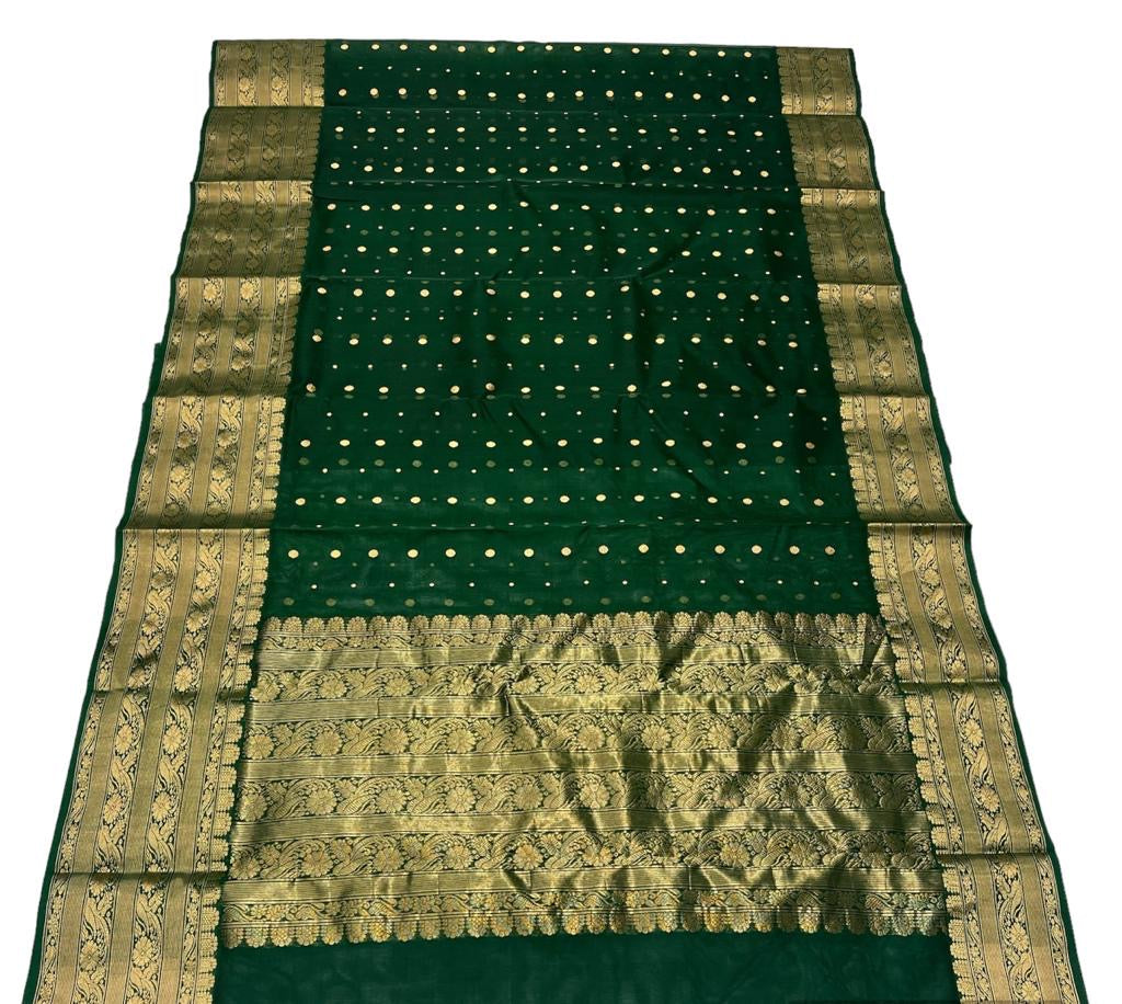 Anushka sharma|green chanderi silk saree|pure silk saree| Chanderi saree wala