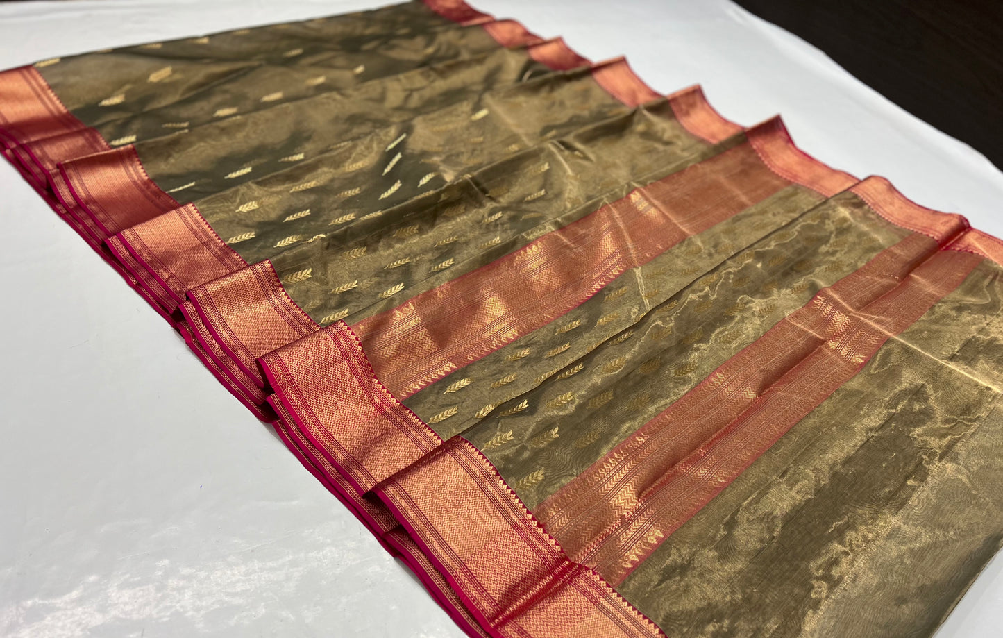 CHANDERI TISSUE SILK SAREE Chanderi saree wala