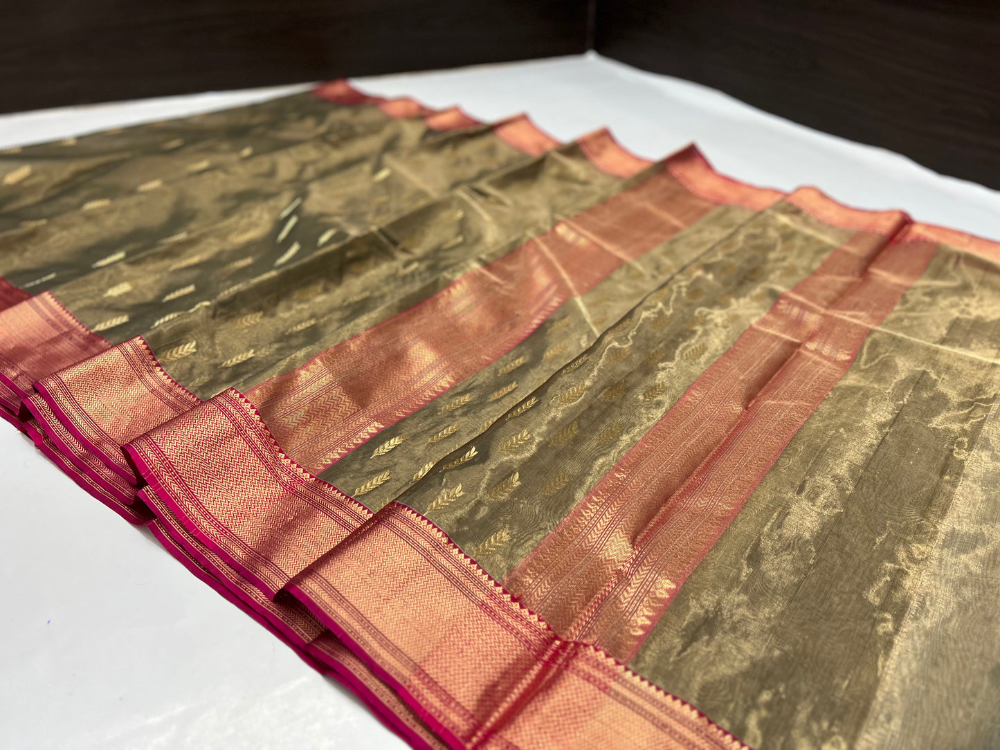 CHANDERI TISSUE SILK SAREE Chanderi saree wala