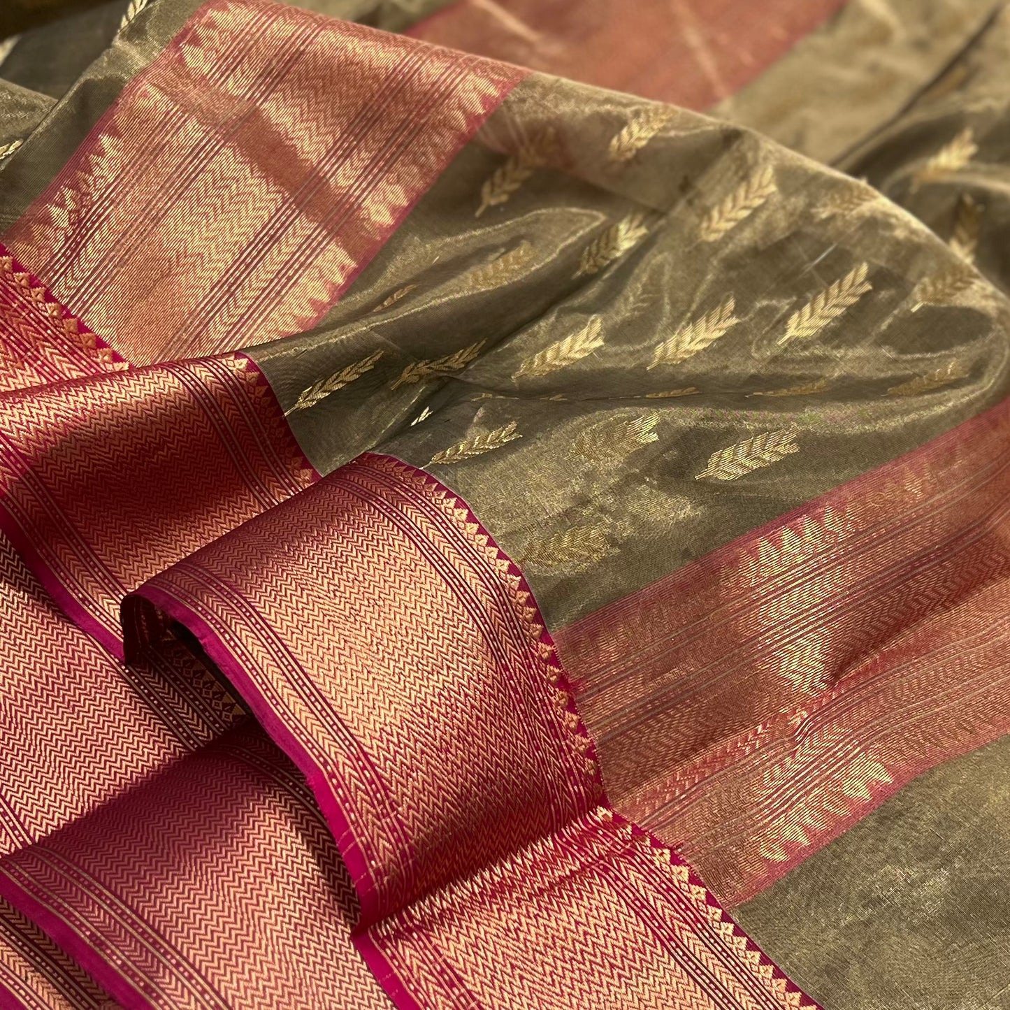 CHANDERI TISSUE SILK SAREE Chanderi saree wala