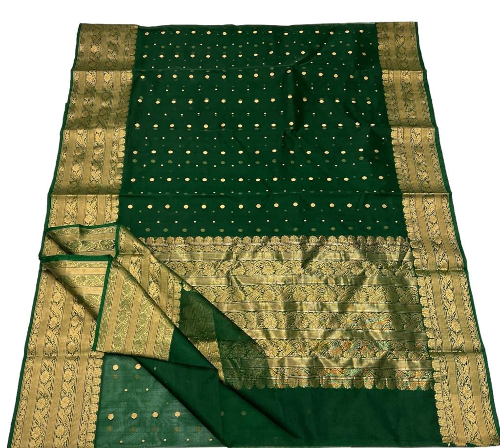 Anushka sharma|green chanderi silk saree|pure silk saree| Chanderi saree wala